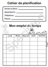 Charger l'image dans la galerie, Cahier de planification imprimé