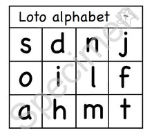 Charger l'image dans la galerie, Loto alphabet lettres scriptes format PDF