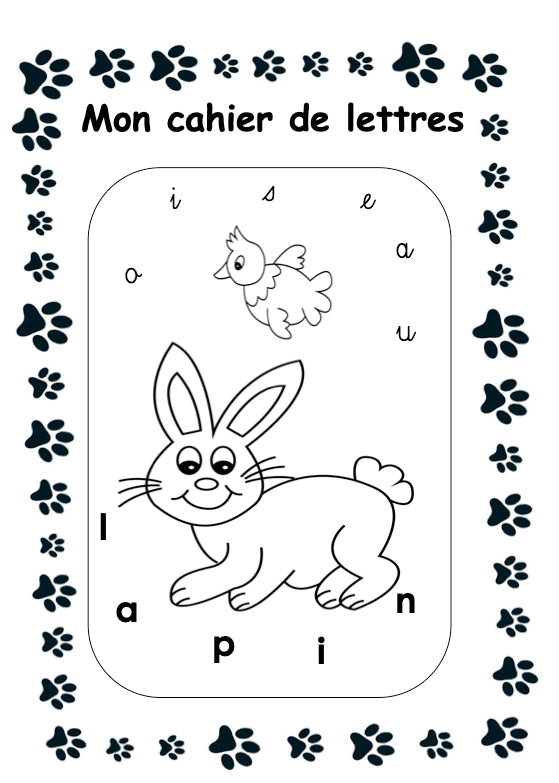 Mon cahier de lettres