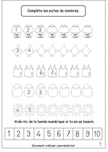 Charger l&#39;image dans la galerie, Dossier des nombres jusqu&#39;à 10 - Format PDF
